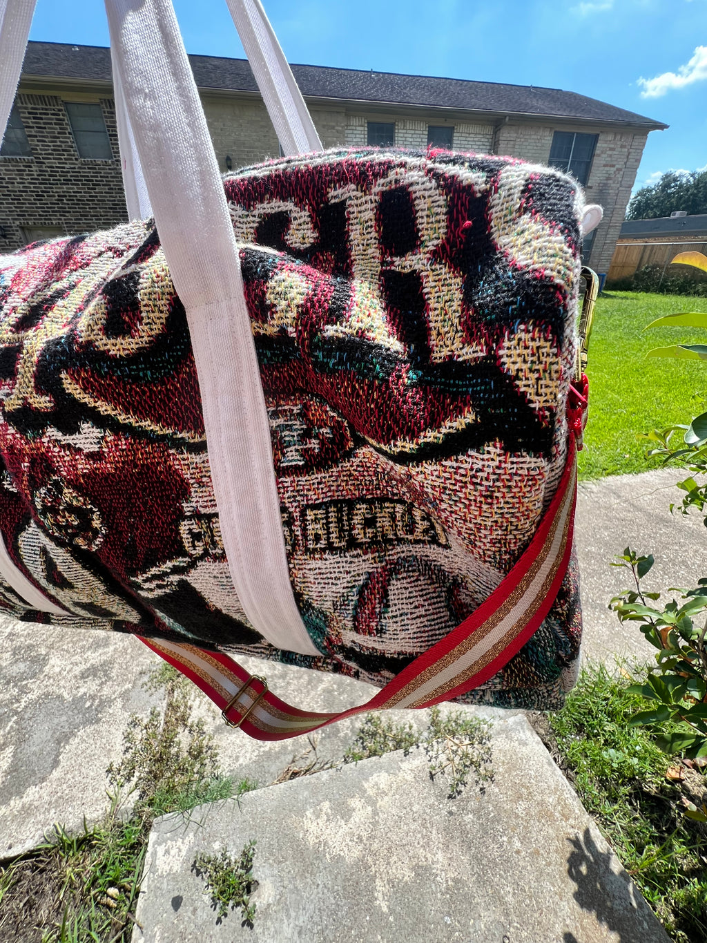 Custom Tapestry Duffle Bag
