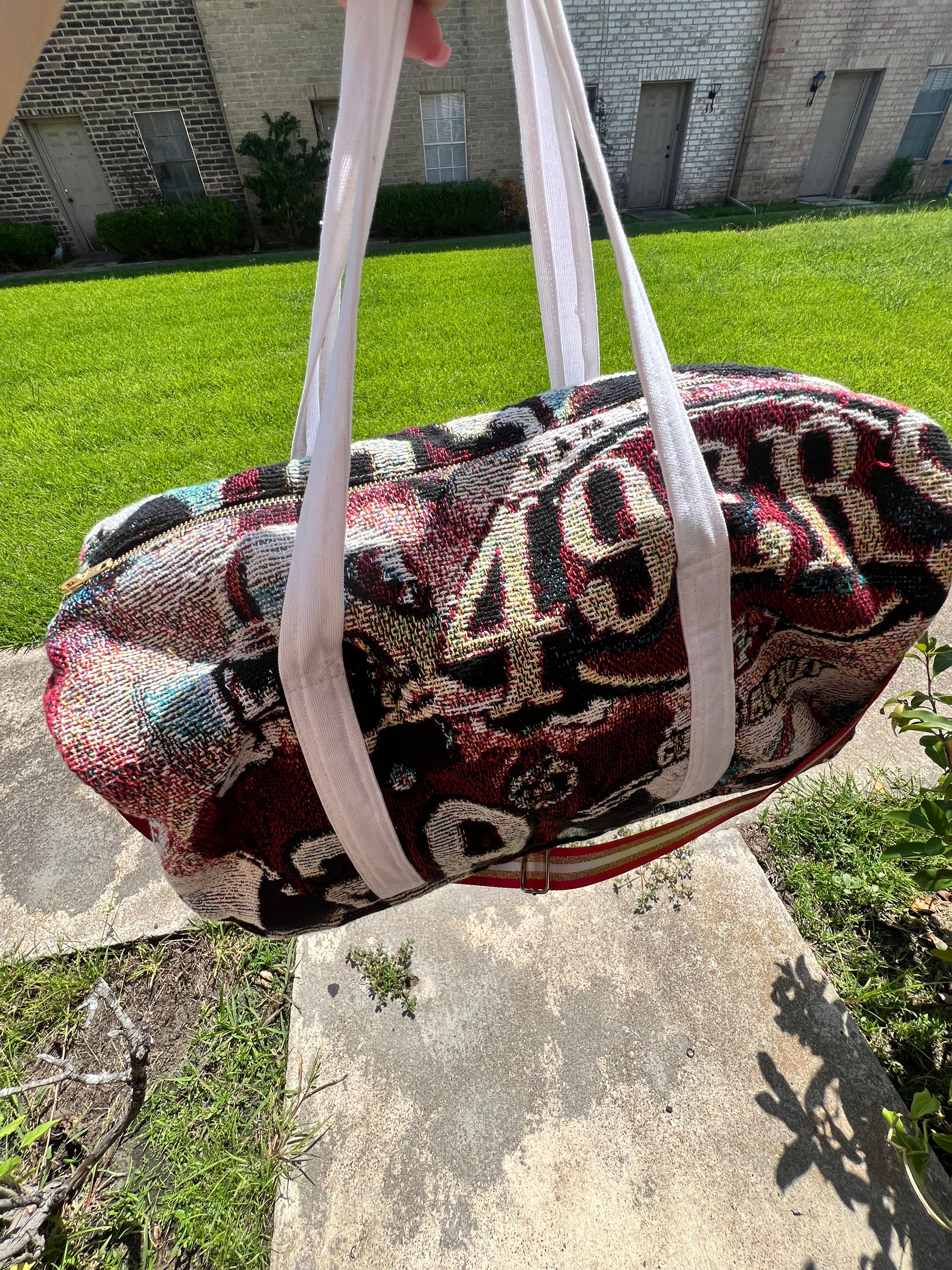 Custom Tapestry Duffle Bag