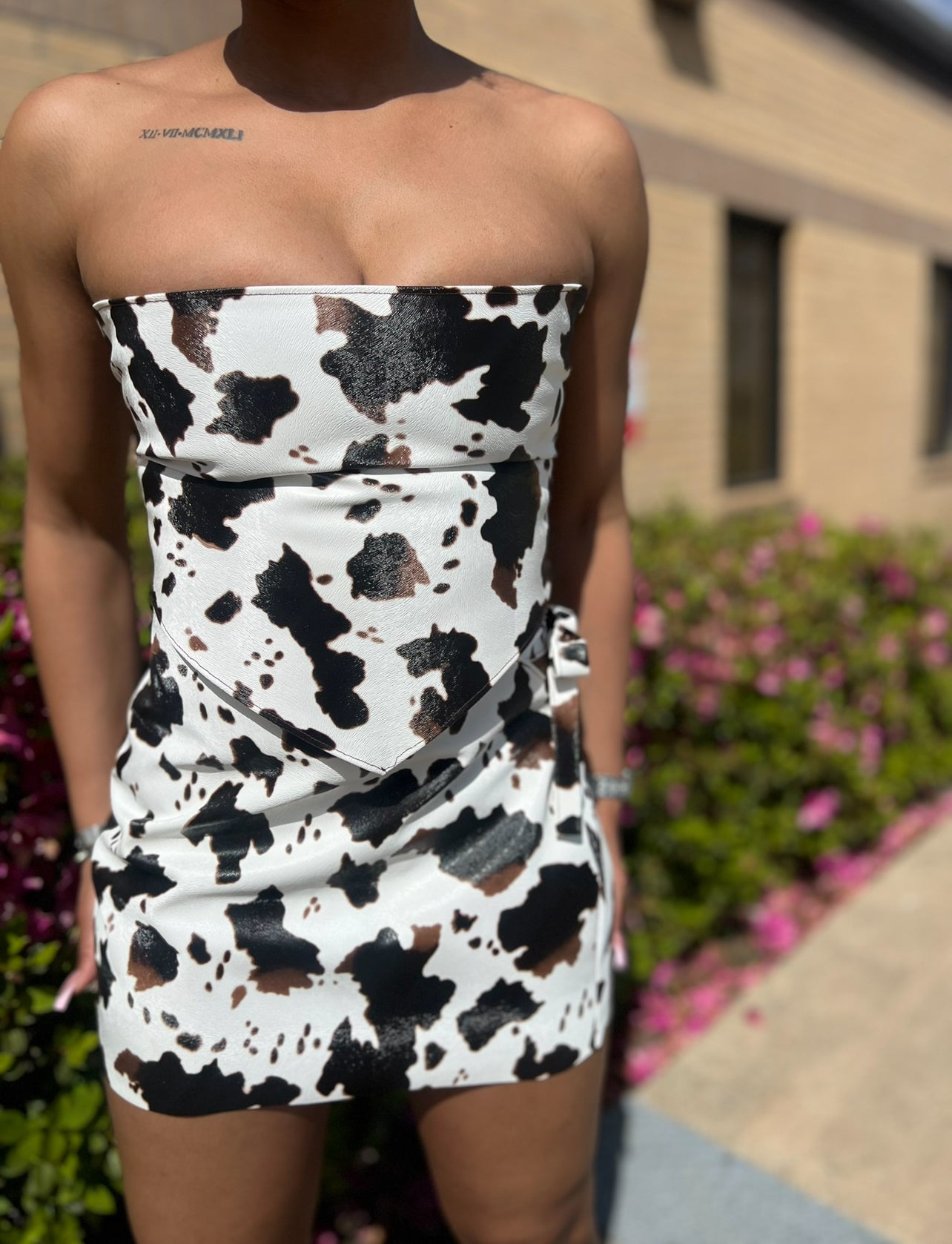 Cowboy Cowprint Set (Top)
