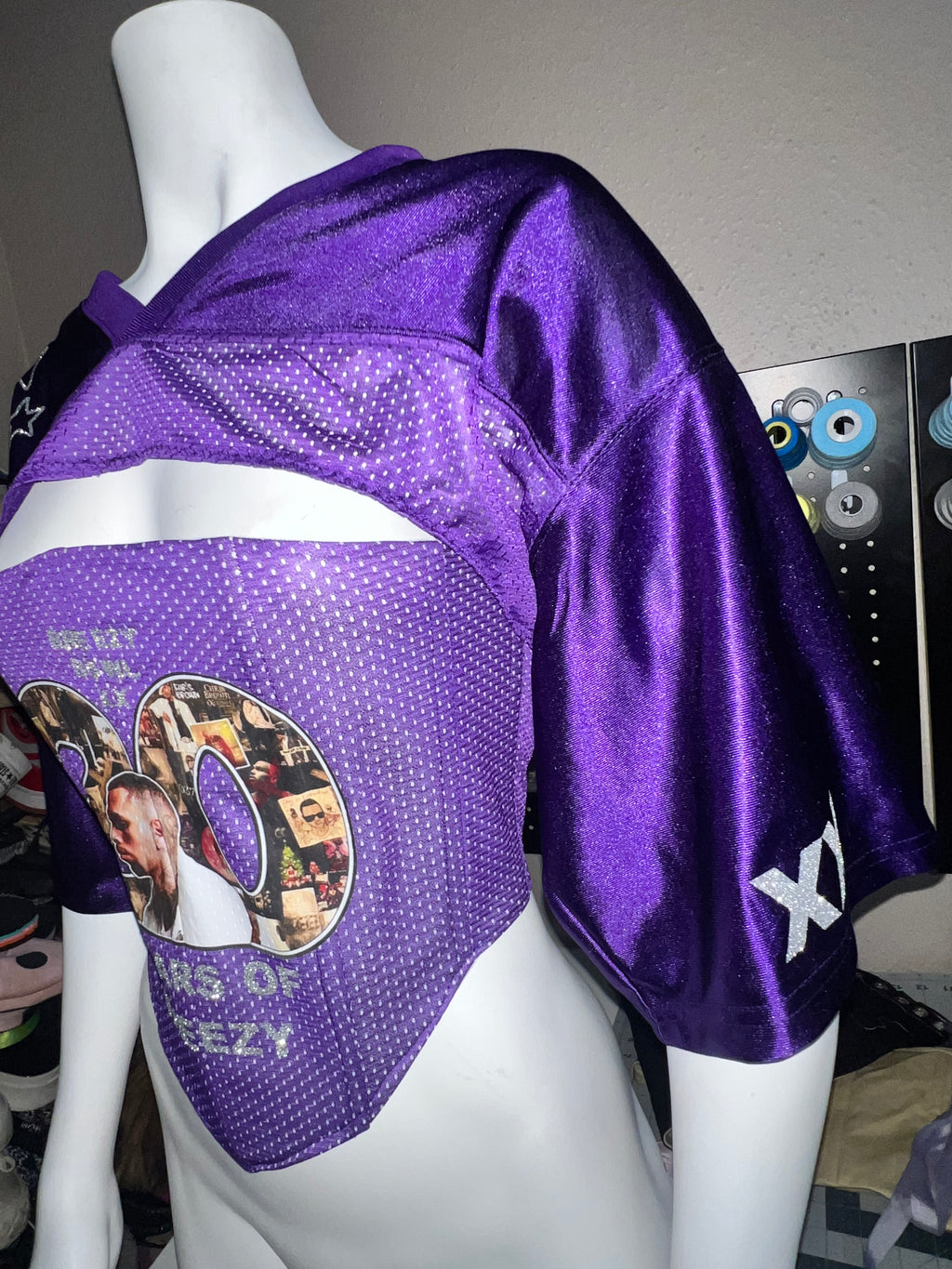 FULL SIZED JERSEY, NO CORSET, NOT CROPPED