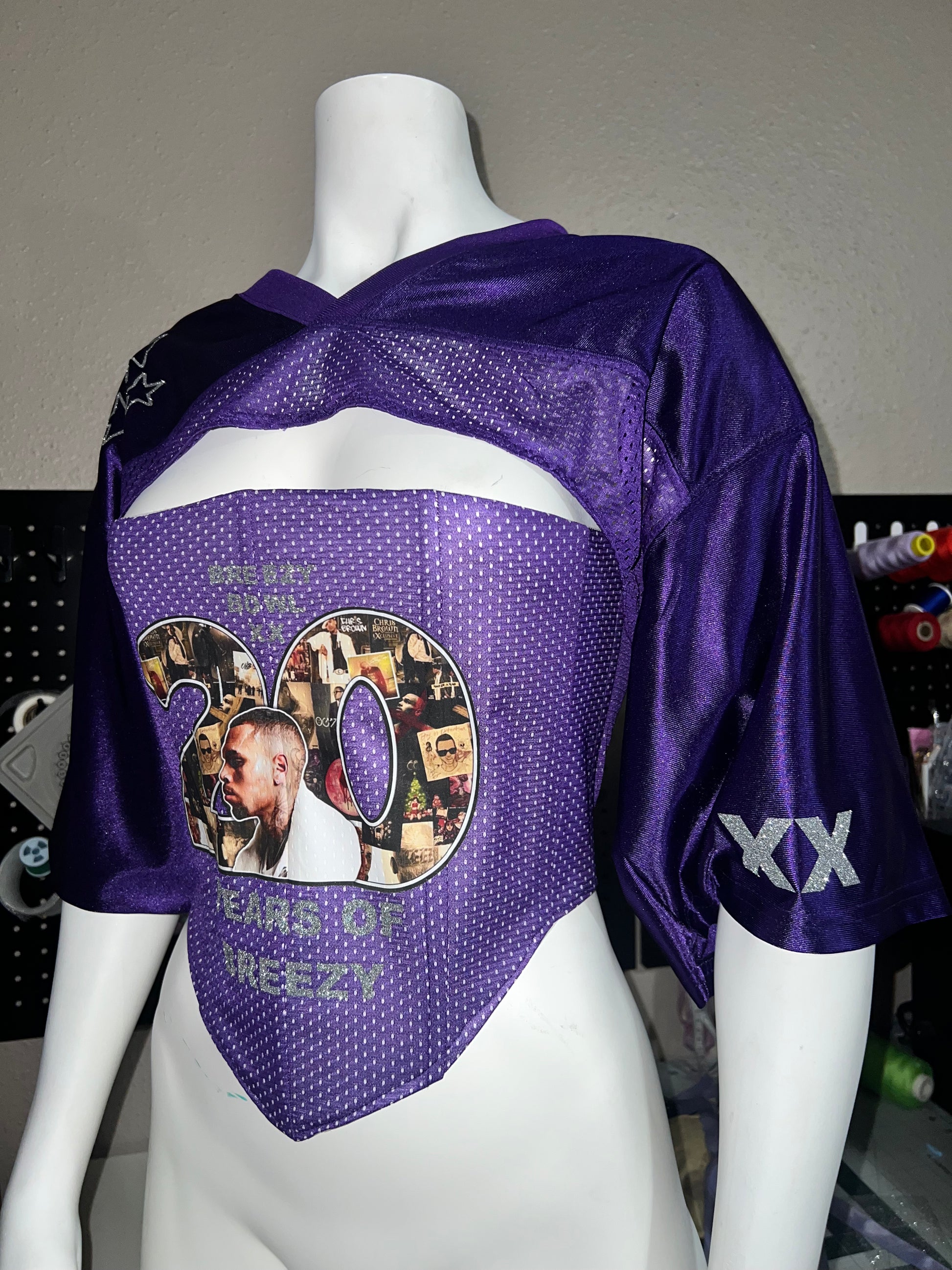 Breezy Bowl Netted Jersey Corset